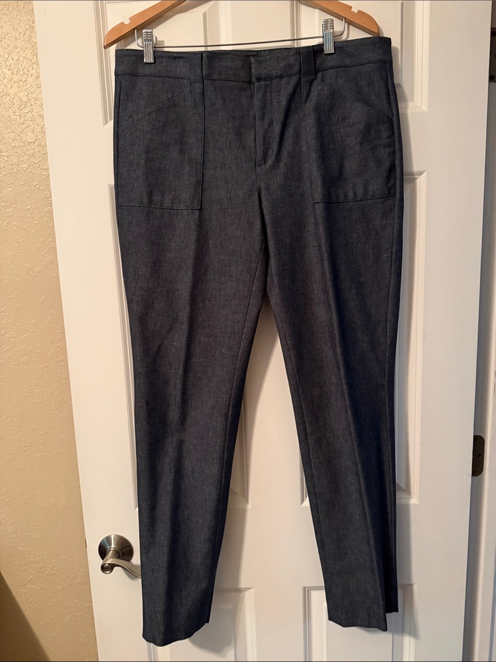 Banana Republic Denim Sloan Straight-Leg Trousers
